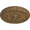 Ekena Millwork Kirke Ceiling Medallion (Fits Canopies up to 3 3/4"), Hand-Painted Rubbed Bronze, 15 3/4"OD x 5/8"P CM16KIRZS - alternate 3